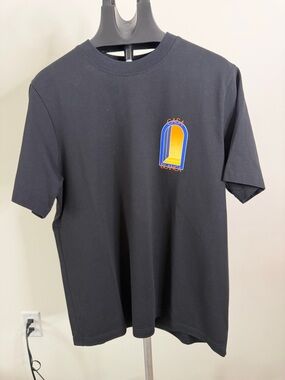 Casablanca Tennis Club Black Tee